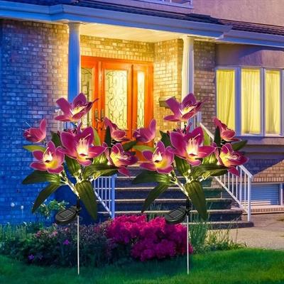 Uplift Essentials LED Solar Flower Garden Lights LED Solar Flower Garden Lights