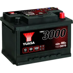 Yuasa YBX3075 12V 60Ah 550A SMF Autobatterie