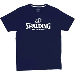 Spalding, Herren, Sportshirt, Essential Logo Tee (S), Blau, S