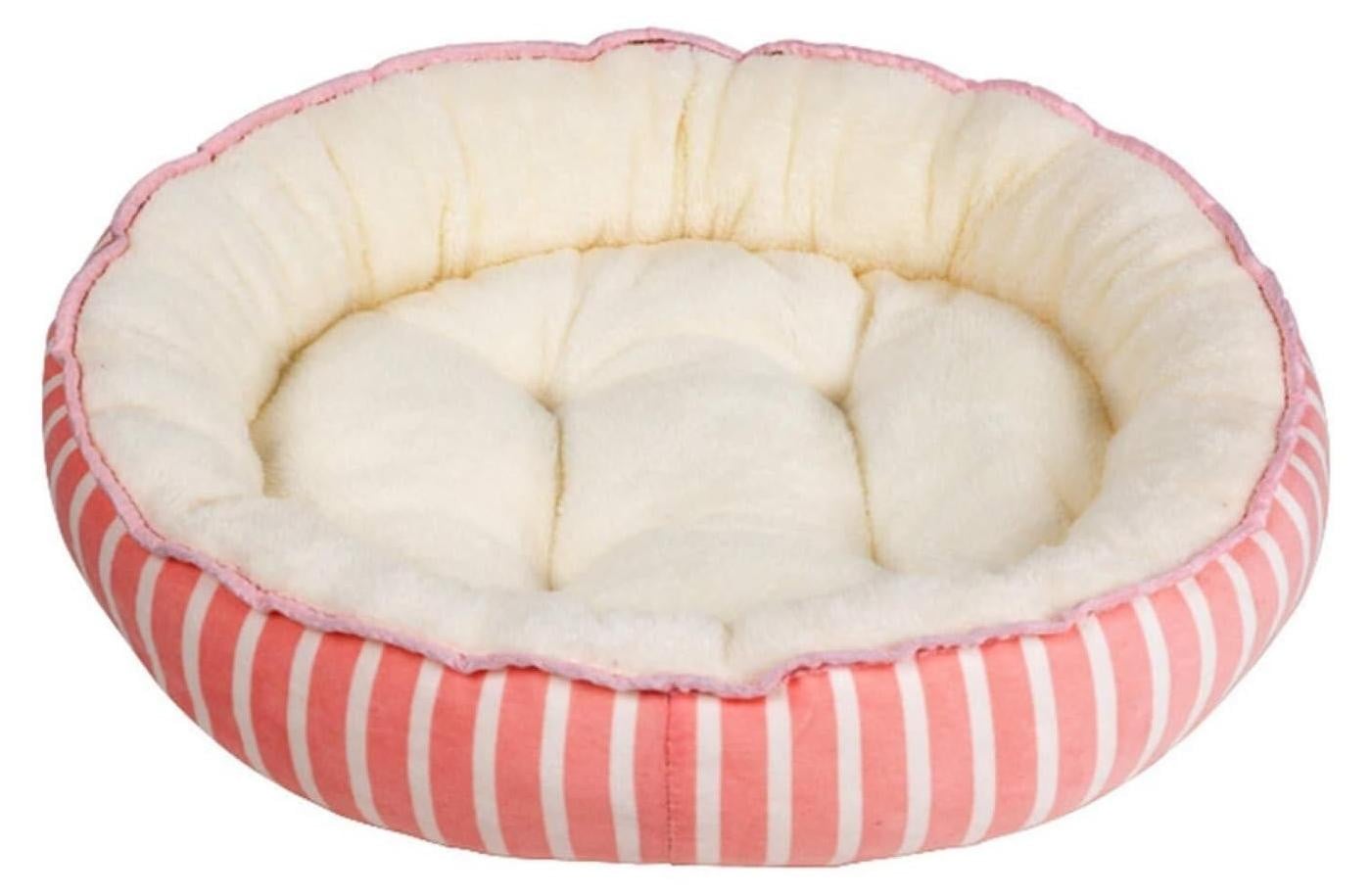Merkloos Pluche Hondenbed Rond Warm en Cozy - Kleur C