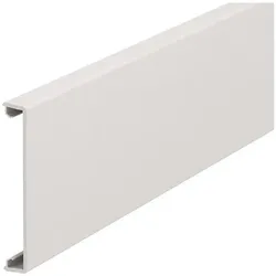 OBO Bettermann, Kabelschutz + Kabelführung, Oberteil glatt 80x2000mm, PVC, reinweiss, 6278680 (Kabelkanal, 200 cm)