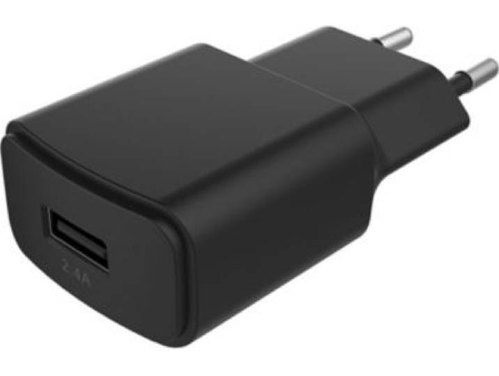 Essentielb - Chargeur 12w Usb-A Noir