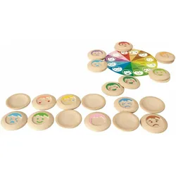 Plantoys My Mood Memo Spiel (Deutsch, 1 - 2 Spieler)