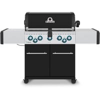 Gasgrill Regal 590 schwarz/edelstahl, mit Seiten- und Heckbrenner