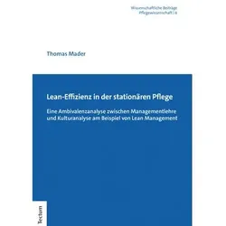 Mader:Lean-Effizienz in der stationären, Sachbücher von Thomas Mader