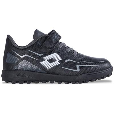 Fußballschuh LOTTO, Herren, Gr. 28, schwarz (schwarz, dunkelgrau), Synthetik, mehrfarbig, Schuhe Fußballschuh, - mit kurzen, abriebfesten Gummistollen