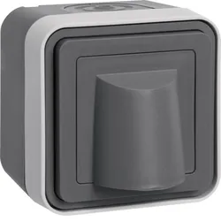 Hager Kabelauslass AP W.1 grau