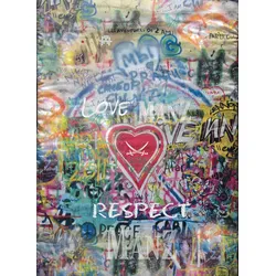 Wohndecke RESPECT Polarfleece (BL 150x200 cm) - bunt - BL 150x200 cm
