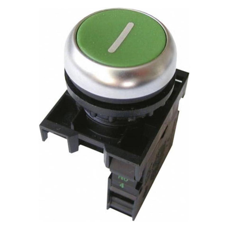 Eaton Complete Push button Green "I" 1N/O (M22-D-G-X1/K10)