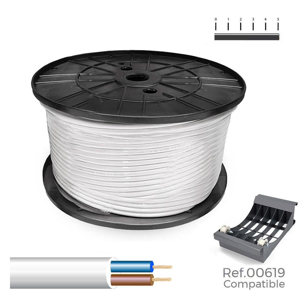 Sediles Elektrische Schlauchleitung Weiss 2 X 1 Mm 300 M H05Vv-F (300 m) (52256770)