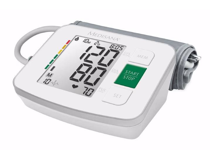 Medisana BU 512 Blutdruckmessgerät Oberarm – Blutdruckmessgerät/Herzfrequenzmessgerät – weiss