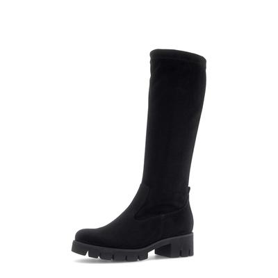 Stiefel GABOR "Sportlicher Stiefel", Damen, Gr. 44, schwarz, Schuhe Stiefel