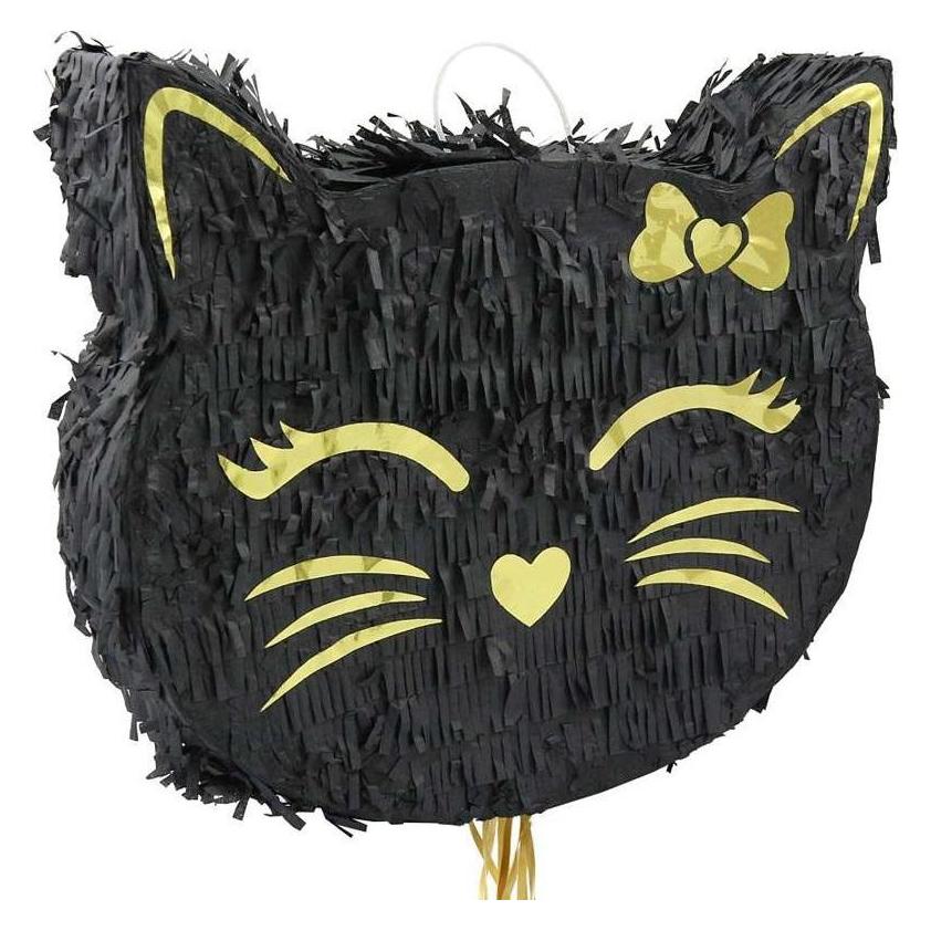 GoDan Piñata Schwarze Katze 35x7,5x37cm (1 Stk.) (56586277)