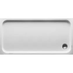 Duravit D-Code Duschwanne, 1500x750mm, Rechteckig, Einbauversion, 720099000000000, Farbe: Weiß
