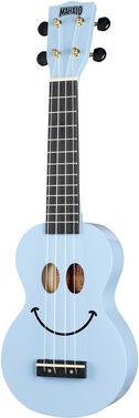 Mahalo Smiley Ukulele Light Blue Hellblau