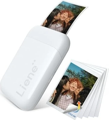 Liene Pearl 5×7,6 cm (2×3 Zoll Fotodrucker) + 5 Blatt Zink-Fotopapier, 5 Stk