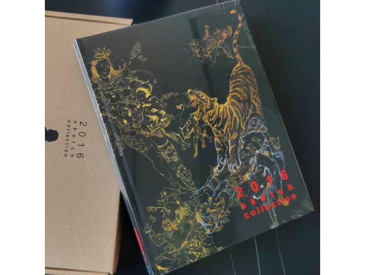 Artiste coréen Kim Jung Gi's Artbook 2016 croquis Collection manuscrits dessins copybooks Figure humaine Perspective