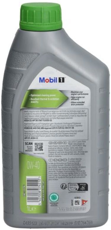 Motoröl MOBIL 157813 1 ESP 0W40 X4 1L