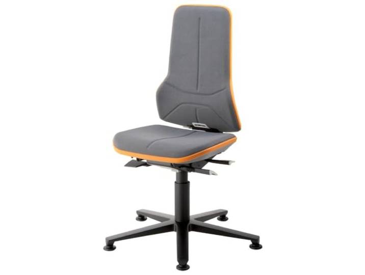 Orange Neon Base-Stuhl mit Schieber
