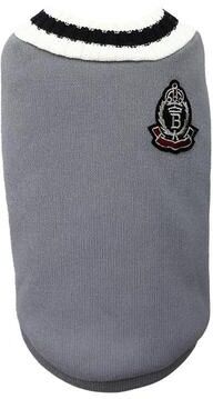 Uplift Essentials Cozy Winter Knit Pet Pullover Sweater gray xs