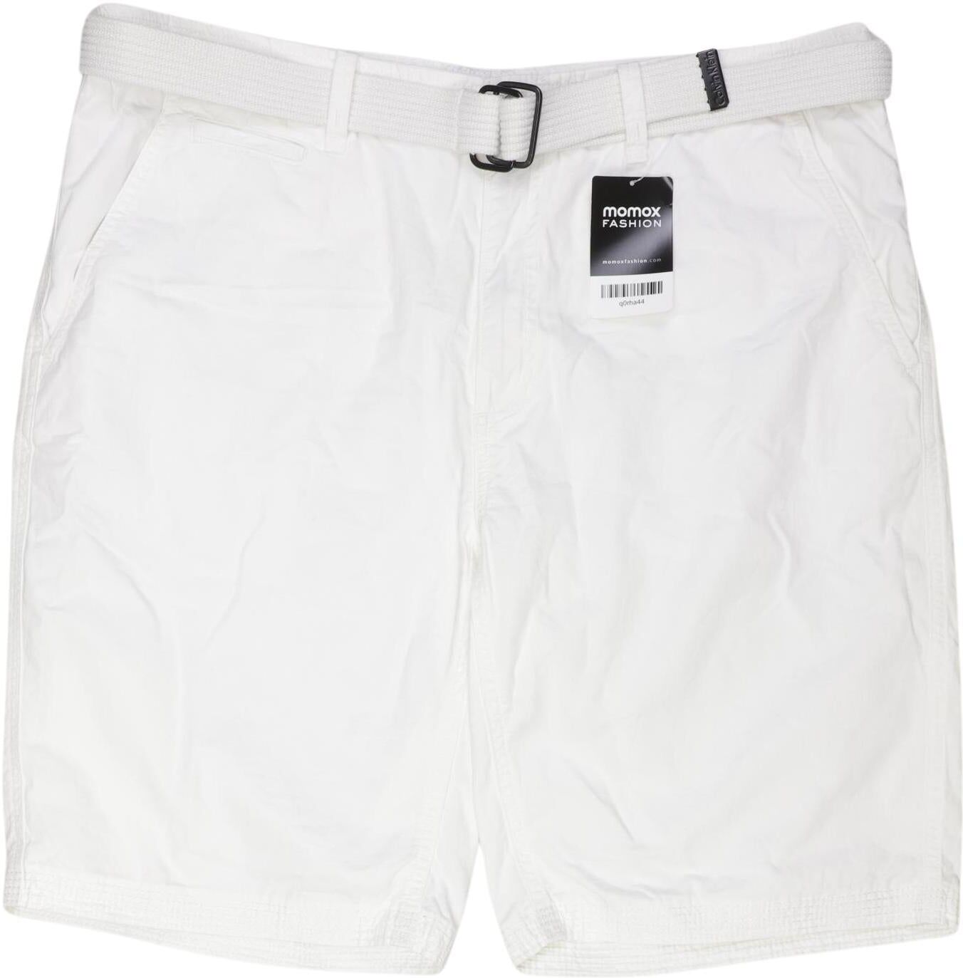Calvin Klein Herren Shorts, Weiß, Gr. W36, Baumwolle - Second Hand