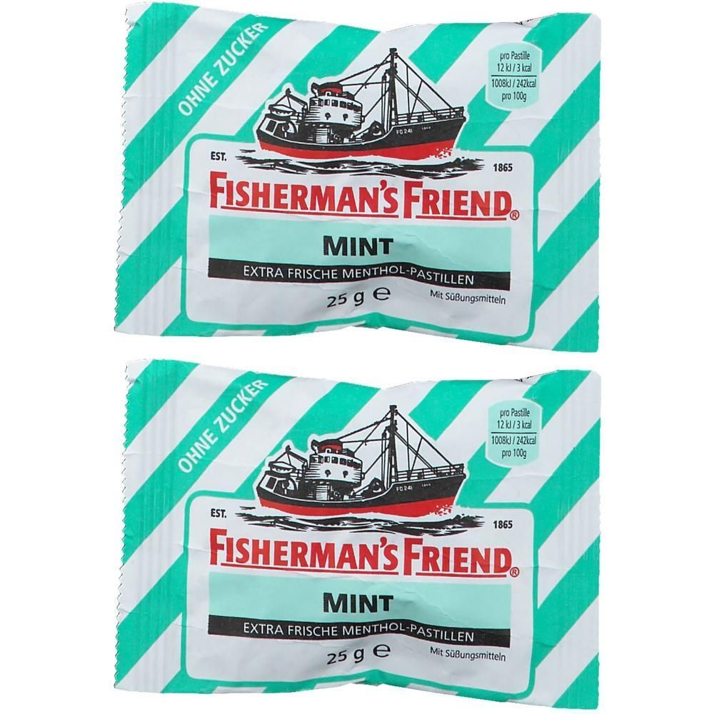 Fishermans Friend mint ohne Zucker Pastillen 2x 2x25 g