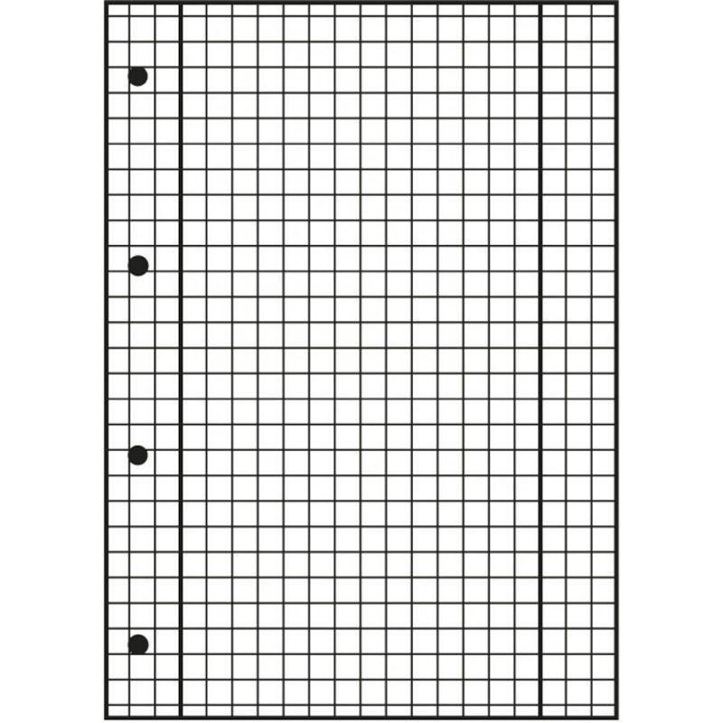 OXFORD Collegeblock TOUCH A4+ Lineatur 28 kariert mit beidseitigem Rand DIN A4 mit Rand, 1 Block