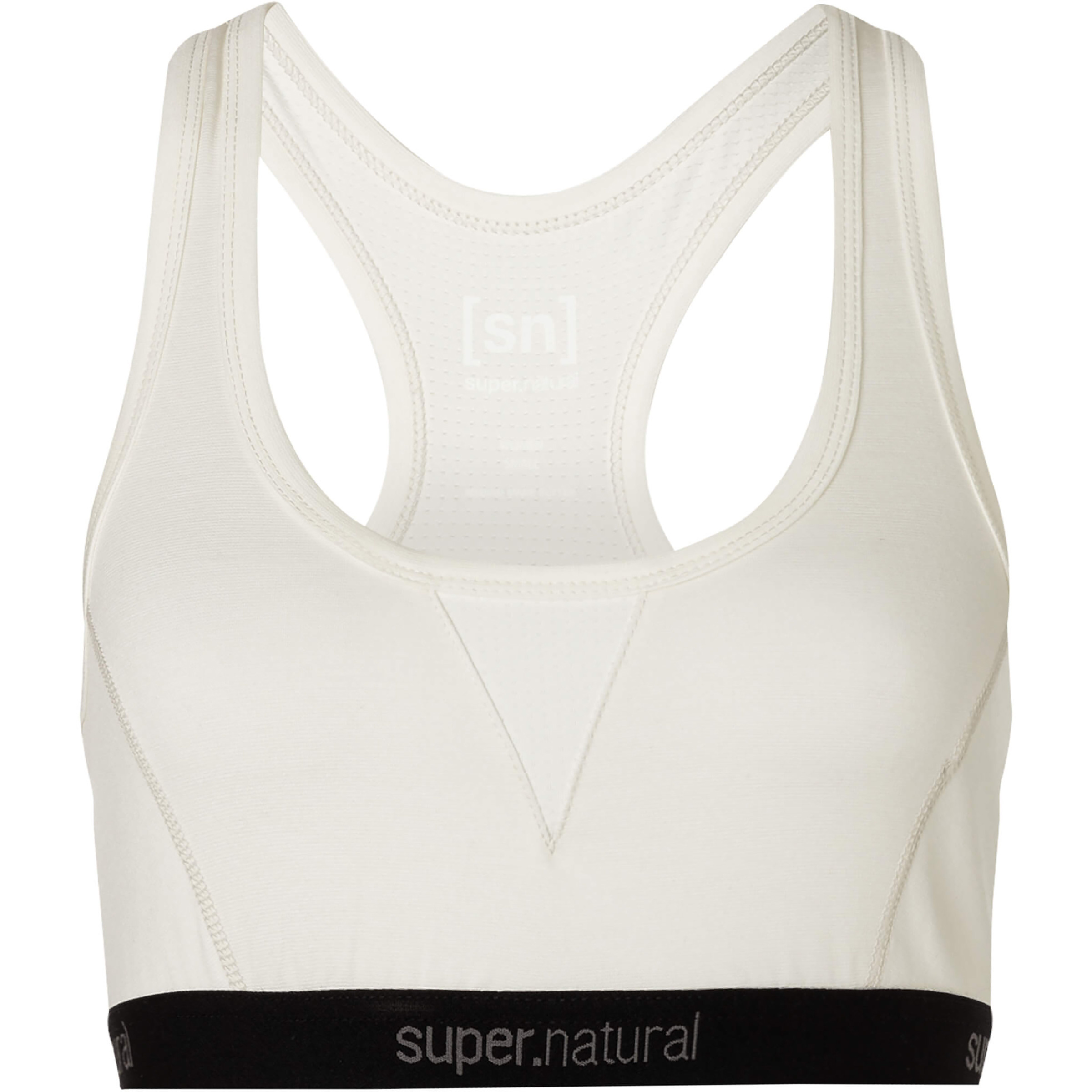 Super.Natural Tundra220 Semplice Sport BH Damen Sport-BHs weiss Größe XL Hautfreundlich Merinowolle