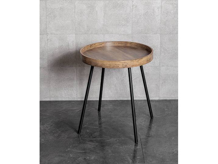 Bout de canapé Newton Ø 40cm Marron