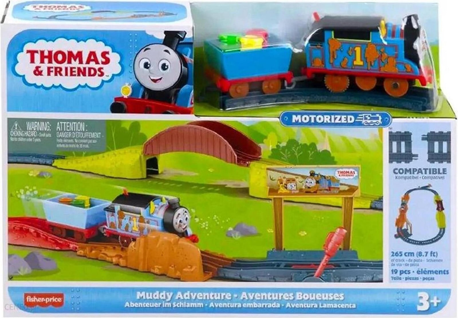 Fisher-Price Thomas & Friends HHV98 Treinset met rails, meerkleurig