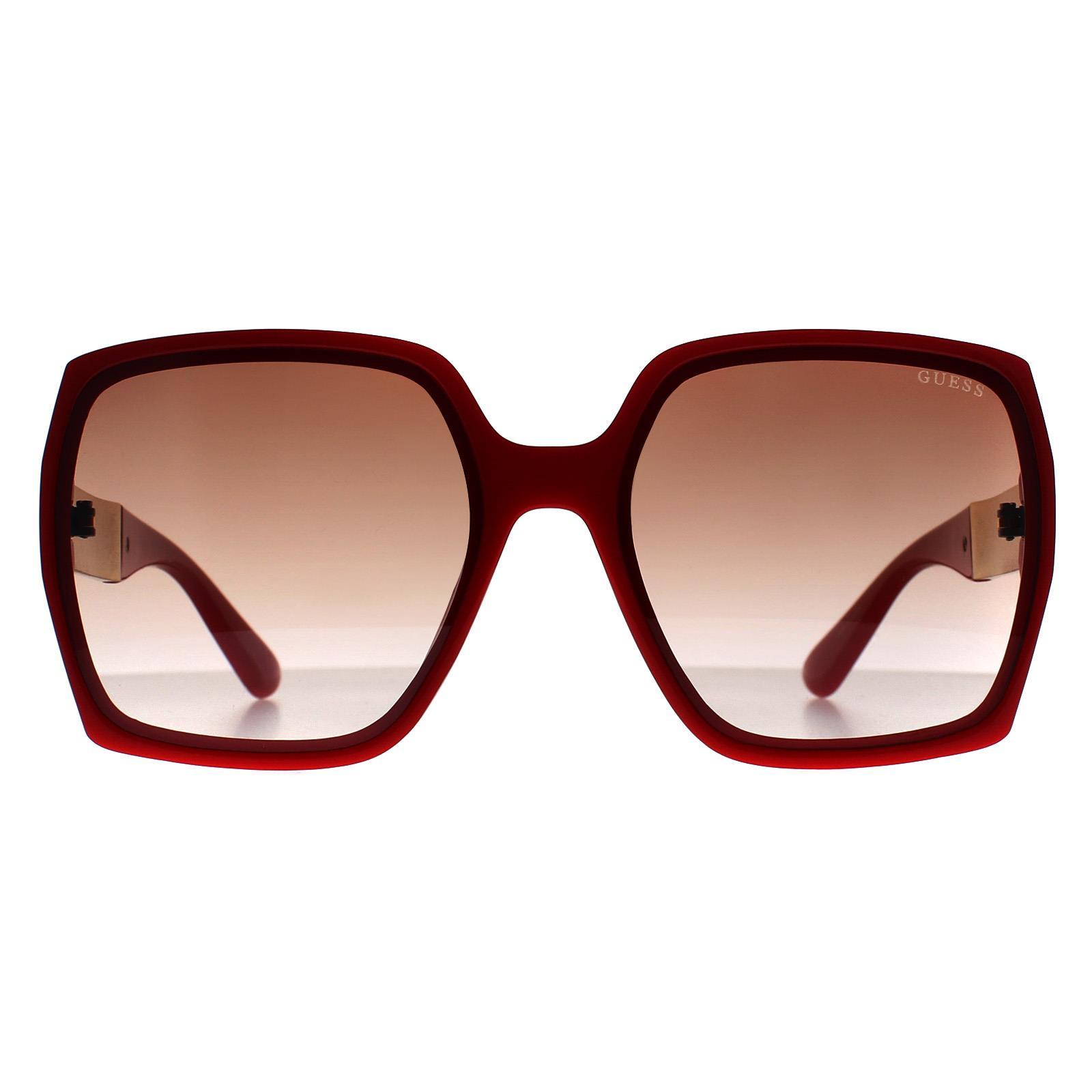Guess Vlinder Dames Glimmend Rood Bruin Kleurverloop GO00031