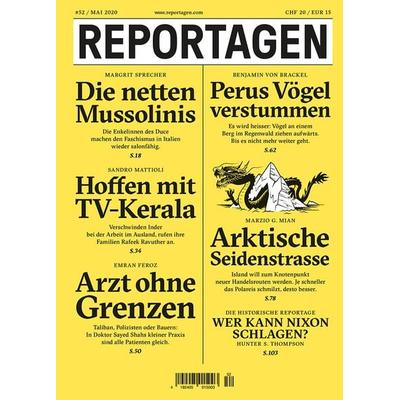 Reportagen & 52, Paperback von Margrit Sprecher,Sandro Mattioli,Emran Feroz,Benjamin Brackel,Marzio G. Mian, Puntas Reportagen, 978-3-906024-51-6
