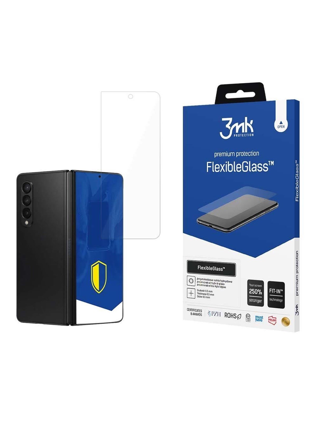 3mk FlexibleGlass Hybrid Glass - Samsung Galaxy Z Fold 5 (front)