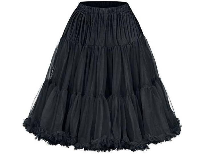 Banned Lifeforms Petticoat Rok Aubergine