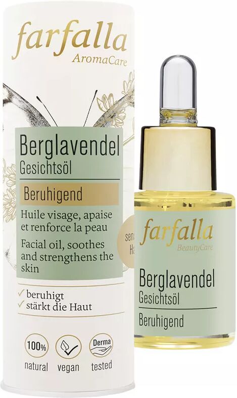 farfalla - GesichtsölBerglavendel,beruhigend, 15 ml