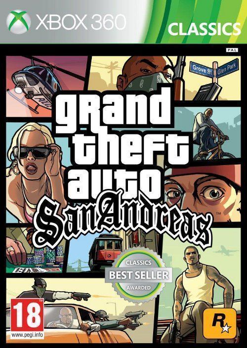 Grand Theft Auto San Andreas Xbox 360