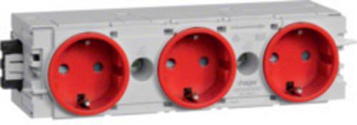 Tehalit Steckdose 3-fach rt GS3000 vrt