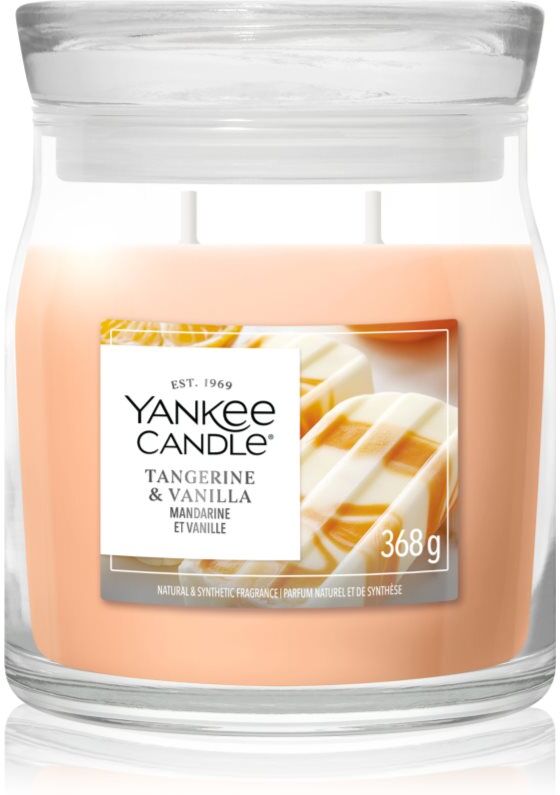Yankee Candle Tangerine & Vanilla bougie parfumée 368 g