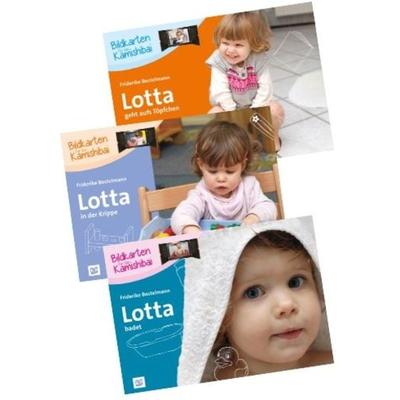 Lotta badet, Lotta geht aufs Töpfchen & Lotta in der Krippe, Sonstige von Friderike Bostelmann, Bananenblau, 978-3-946829-89-8