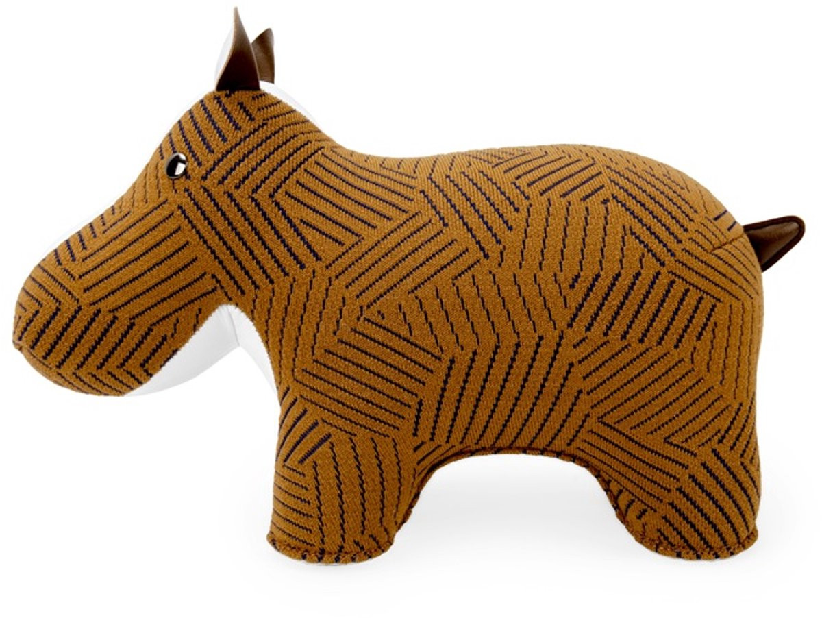 Zuny Kvadrat Hippo Razzle Dazzle Boekensteun Bruin