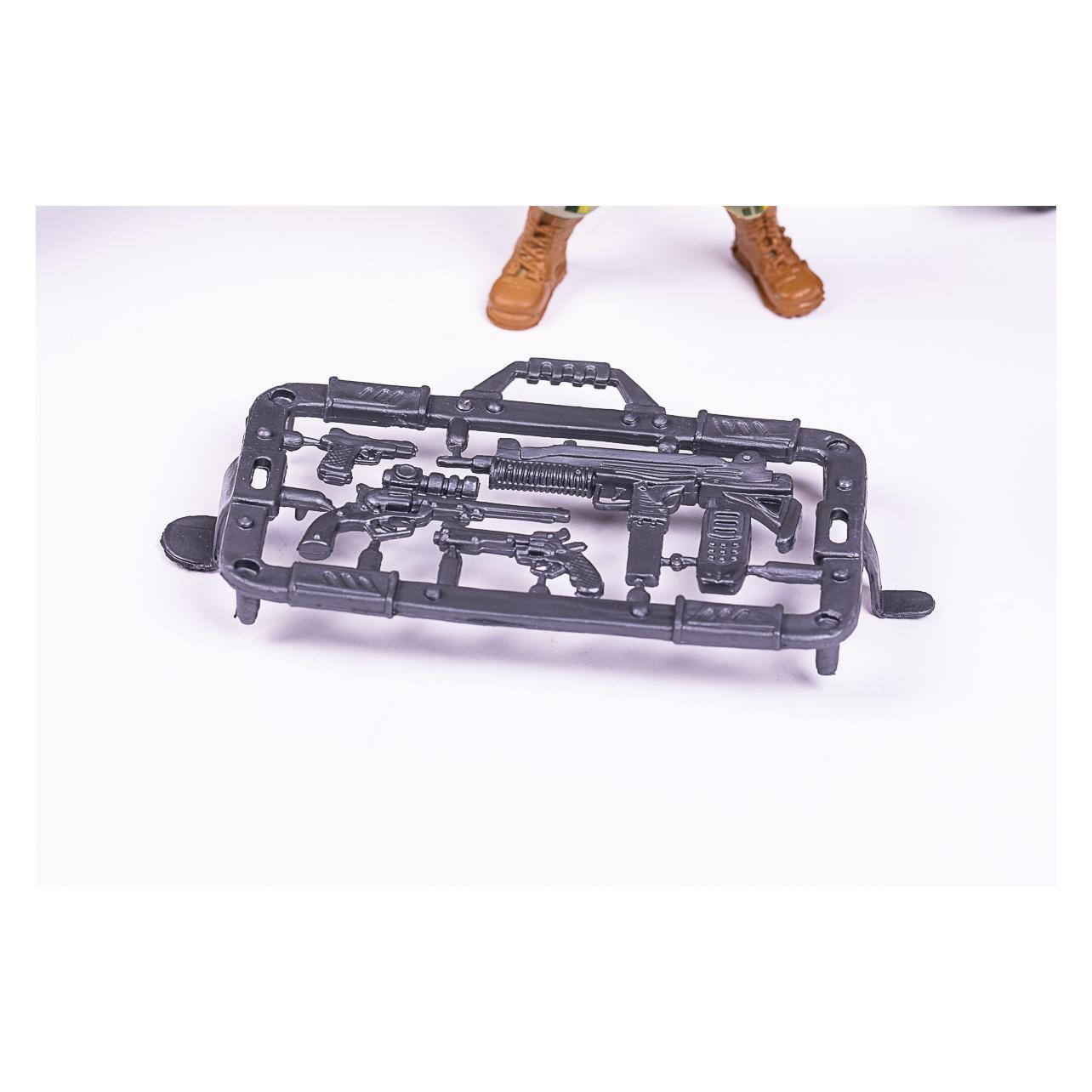 Toymax Militrst m/jeep, helikopter + tilbehr (520371)