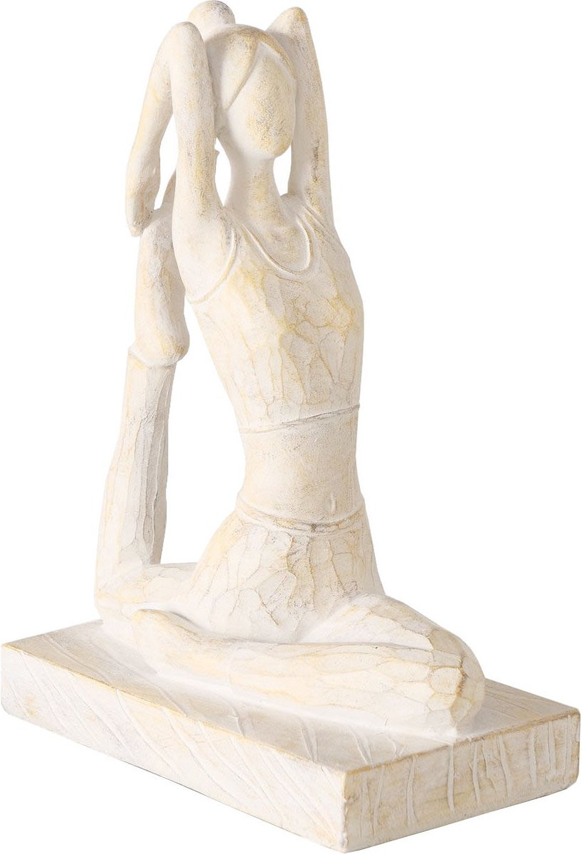 Boltze Beeld van een vrouw in yoga houding voor op tafel