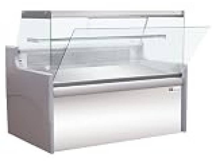 Afi Collin Lucy Vitrine Réfrigérée Horizontale Grise Vitre Droite - L 1340 mm
