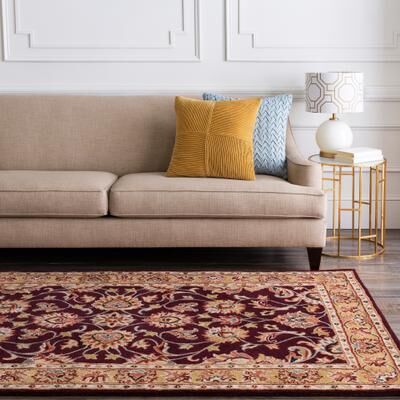 Livabliss Artistic Weavers Nia Handmade Traditional Border Area Rug