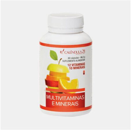 CALENDULA® MULTIVITAMINAS E MINERAIS 60 CAPSULAS CALENDULA
