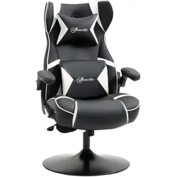 GAMINGSESSEL mit Wippfunktion Gaming Stuhl mit Lautsprecher Bürostuhl PU