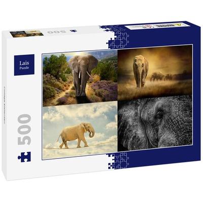 Lais Puzzle Collage Elefanten 500 Teile