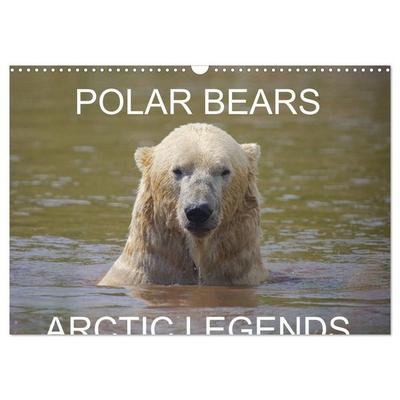 POLAR BEARS - ARCTIC LEGENDS (Wall Calendar 2027 DIN A3 landscape), CALVENDO 12 Month Wall Calendar