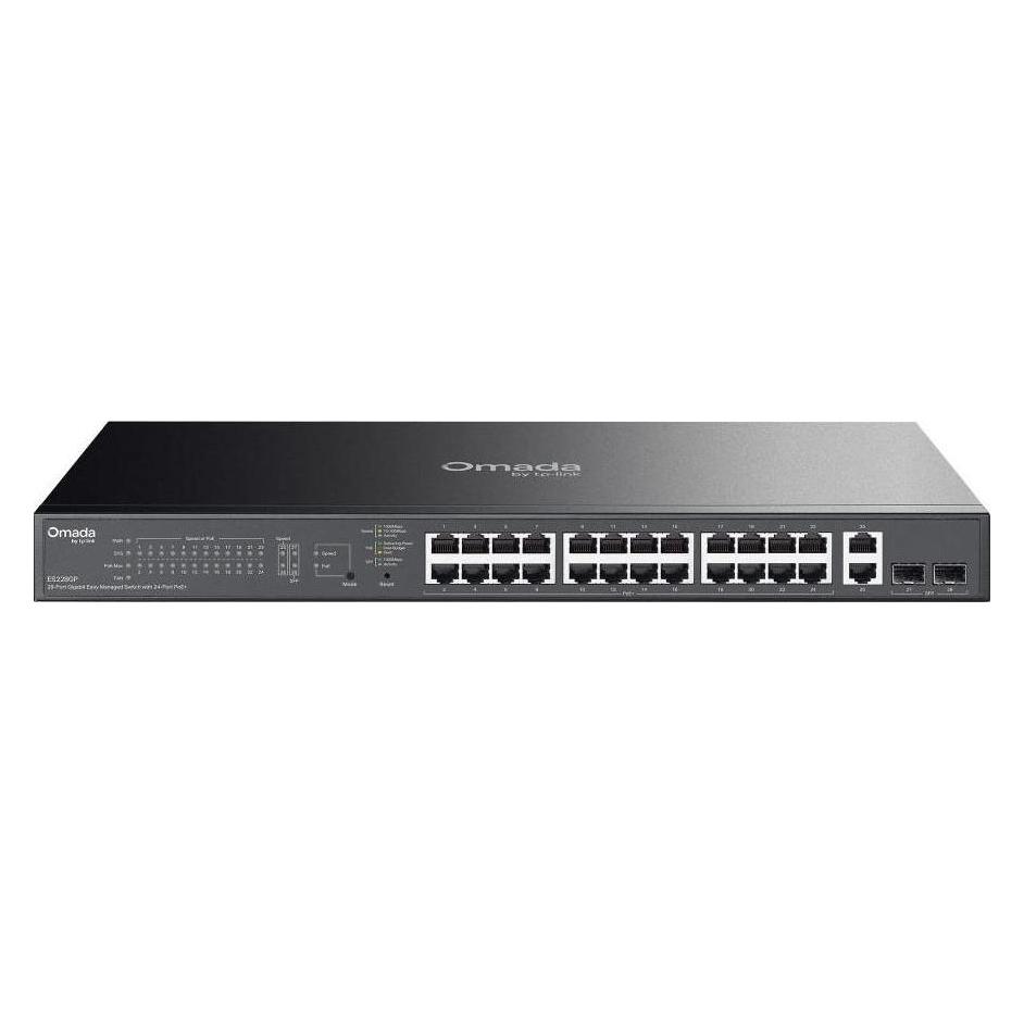 TP-Link Omada ES228GP 28-Port Gigabit Easy Managed Switch 24-Port PoE+ (28 Ports) (ES228GP)