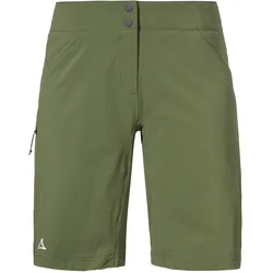 Schöffel, Damen, Velohosen, Shorts Danube L (40, L), Grün